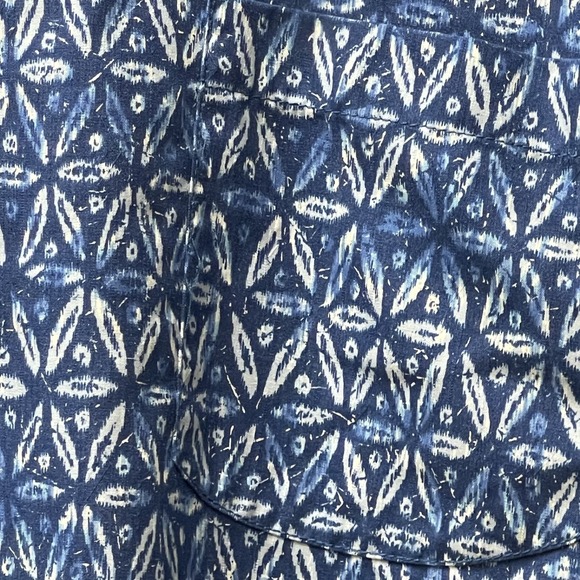 Tommy Bahama Men's Silk Shirt XL/TG Blue Tile Geometric Print - Picture 4 of 12